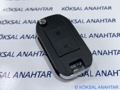 Peugeot 206 2 Tuşlu Sustalı Dönüşüm Kumanda Kabı