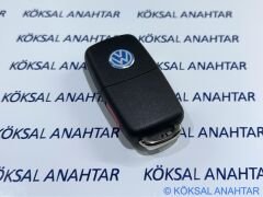 Volkswagen Touareg 4 Tuşlu Panik Butonlu Kumanda Kabı