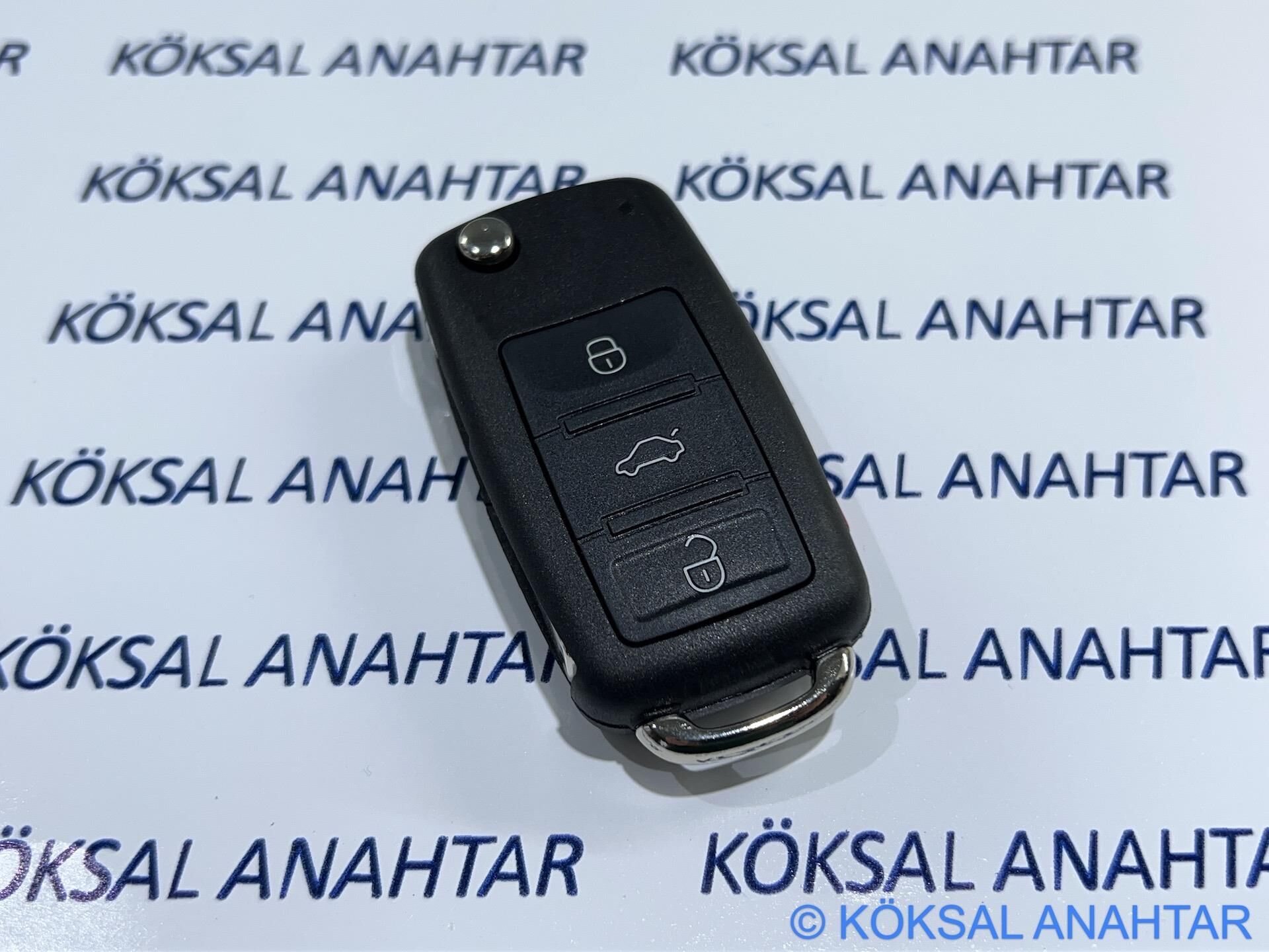 Volkswagen Touareg 4 Tuşlu Panik Butonlu Kumanda Kabı