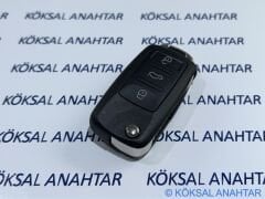 Volkswagen Touareg 4 Tuşlu Panik Butonlu Kumanda Kabı