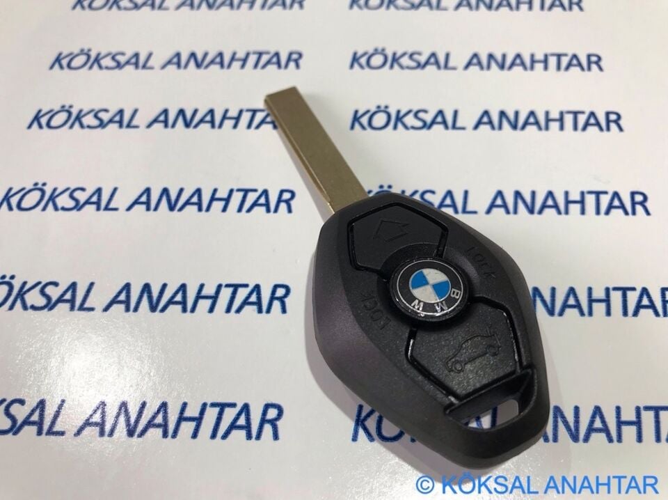 Bmw E46 E60 E90 Orijinal 3 Tuşlu Kumanda Kabı (Düz Anahtar)