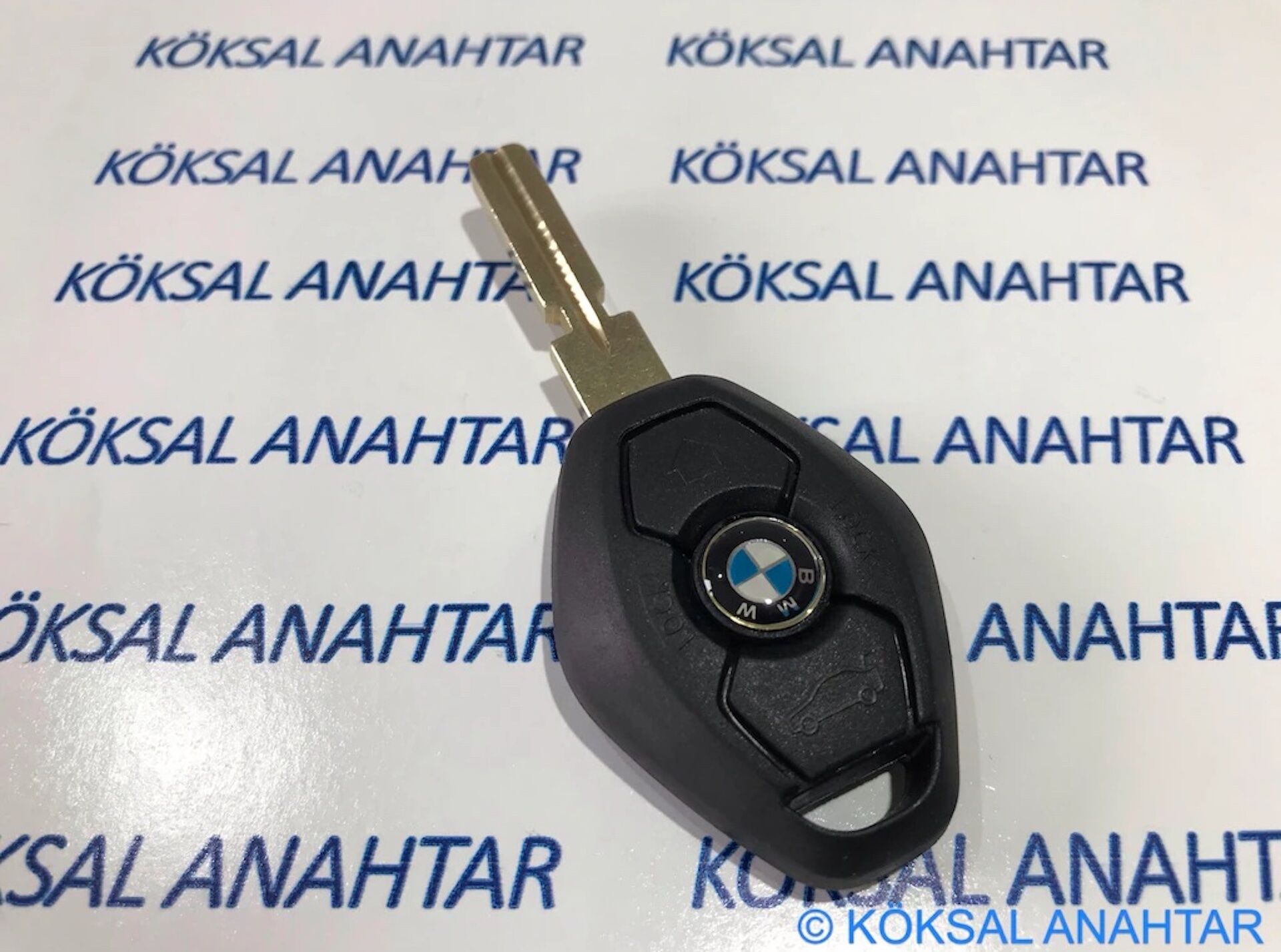 Bmw E46 E60 E90 X5 Z3 Z4 Orijinal 3 Tuşlu Kumanda Kabı (Kanallı Anahtar)