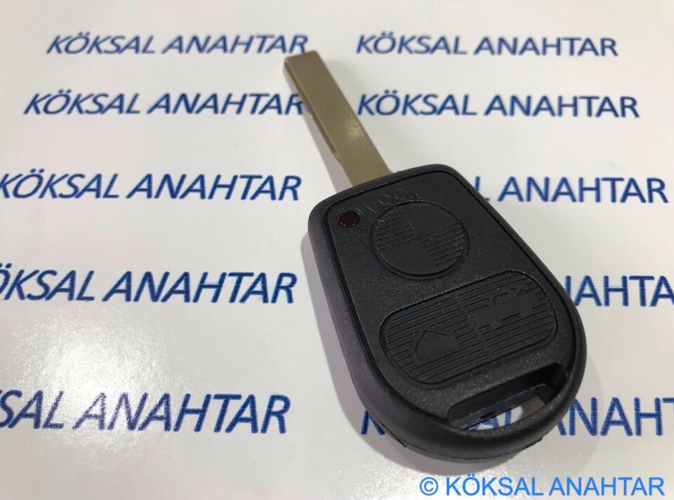 Bmw E36 E38 E39 E46 E53 Orijinal 3 Tuşlu Kumanda Kabı (Düz Anahtar)