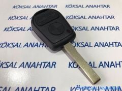 Bmw E36 E38 E39 E46 E53 Orijinal 3 Tuşlu Kumanda Kabı  (Düz Anahtar)