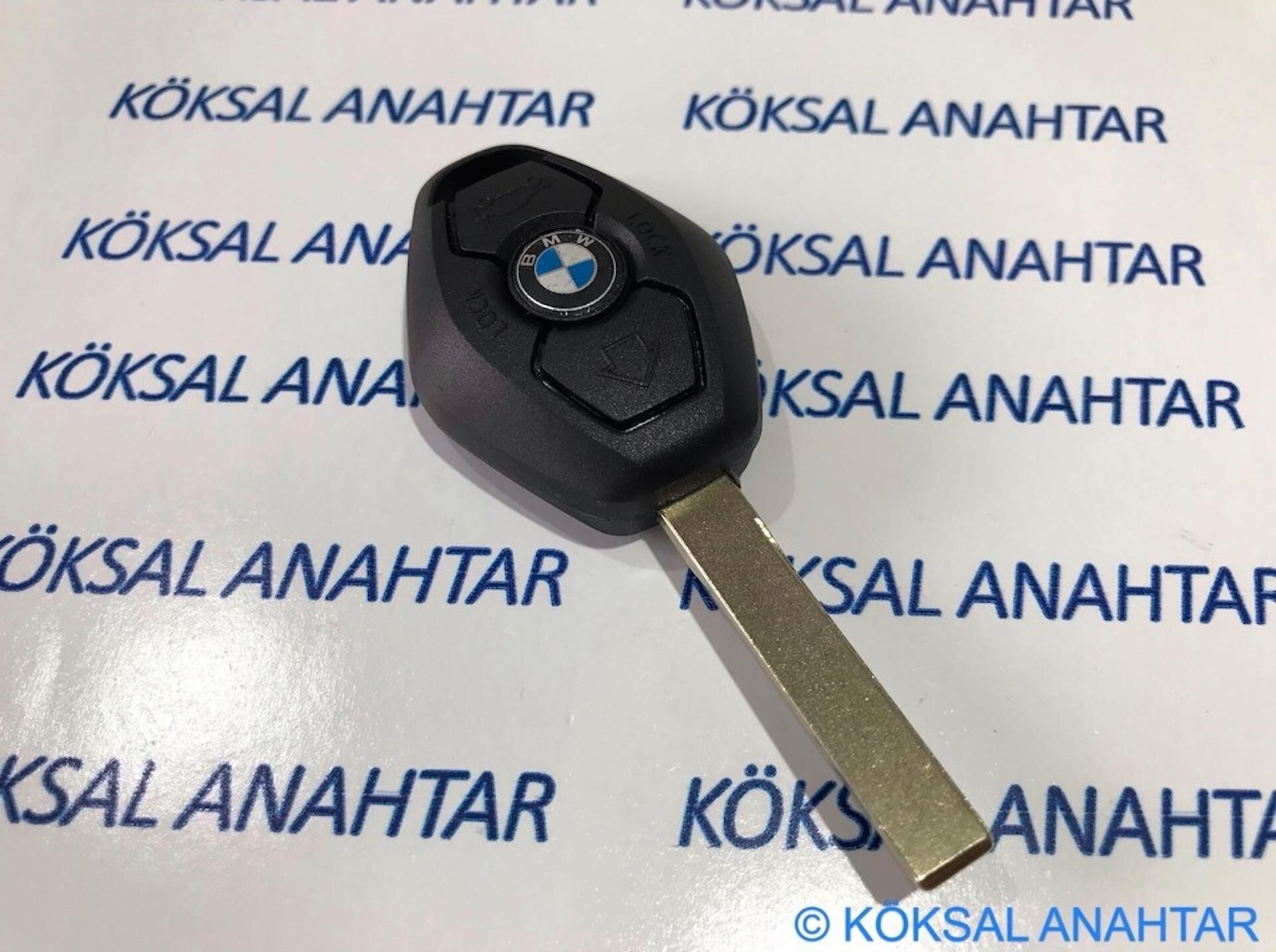 Bmw E46 E60 E90 3 Tuşlu Dolu Kumanda (Düz Anahtar)