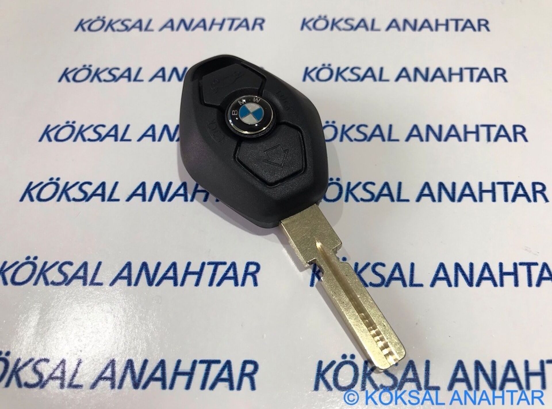 Bmw E46 E60 E90 X5 Z3 Z4 3 Tuşlu Dolu Kumanda (Kanallı Anahtar)
