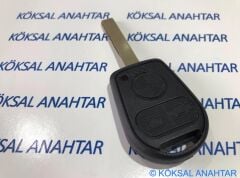 Bmw E36 E38 E39 E46 E53  3 Tuşlu Dolu Kumanda (Düz Anahtar)