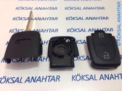 Audi A3 A4 2 Tuşlu Kumanda Kabı