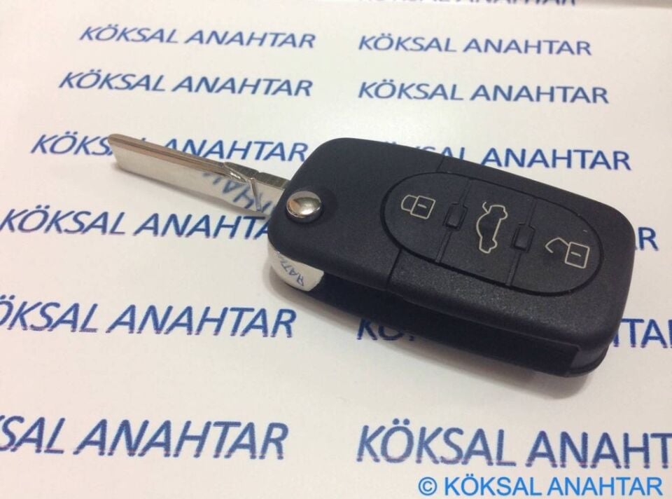 Audi A3 A4 A6 3 Tuşlu Kumanda Kabı