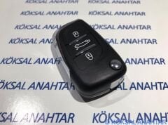 Citroen C3 C4 C5 3 Tuşlu Dolu Kumanda