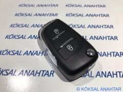 Citroen C2 C3 C4 2 Tuşlu Dolu Kumanda