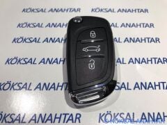 Peugeot 307 308 407 607 3 Tuşlu Dolu Kumanda