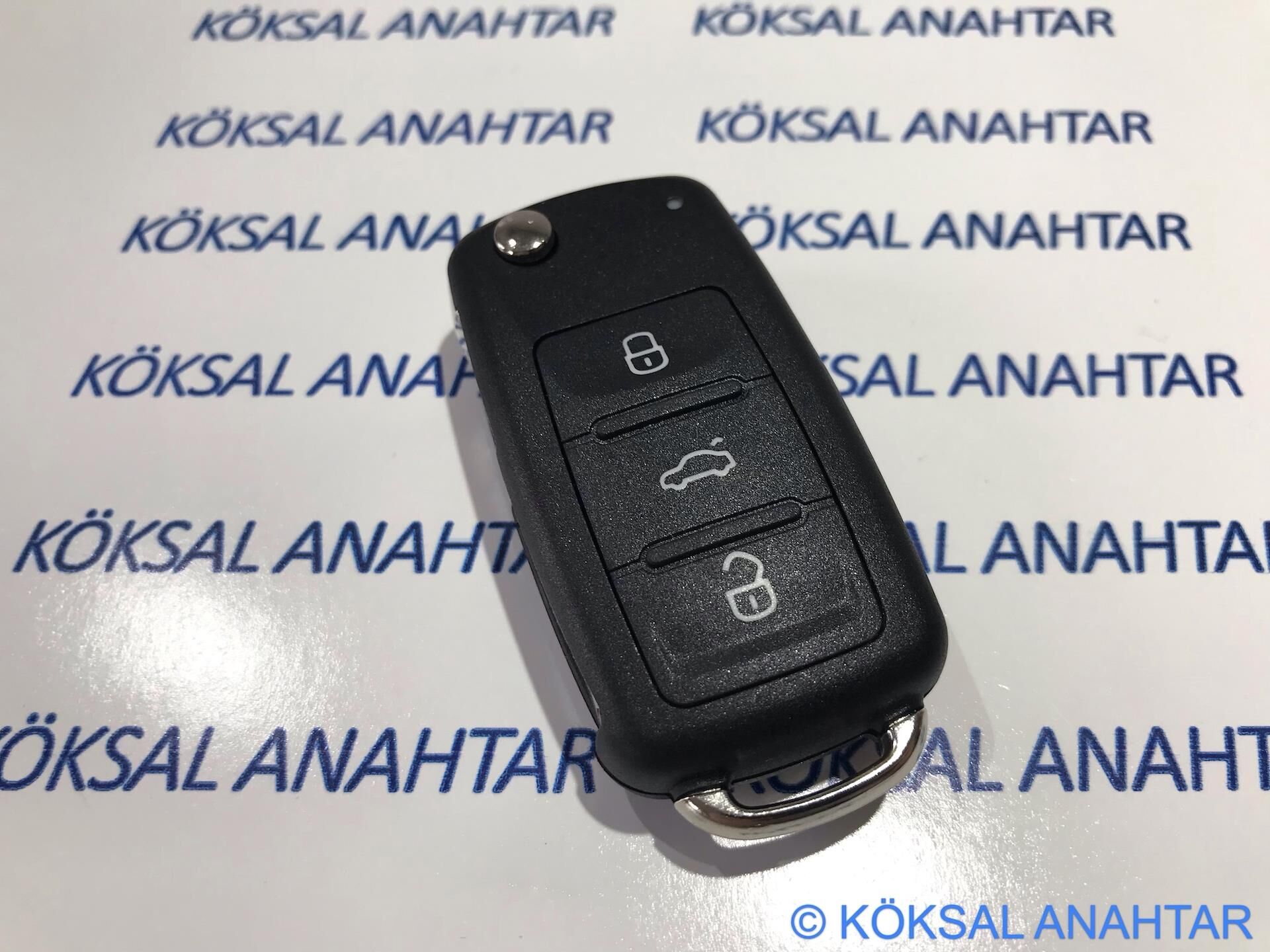 Volkswagen Golf 6 Jetta Scirocco Caddy Transporter UDS 3 Tuşlu Dolu Kumanda