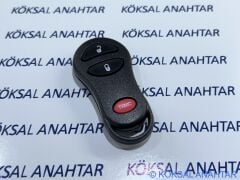 Chrysler Jeep Dodge 3 Tuşlu Panik Butonlu Kumanda Kabı