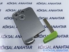 Renault Laguna II 2 Tuşlu Dolu Kumanda ID46 433 Mhz