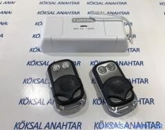 Cuppon Sn 13 + 500 12-24V Manyetik Kapı, Panjur, Bariyer Kumanda Beyini +2 Kumanda ile Birlikte