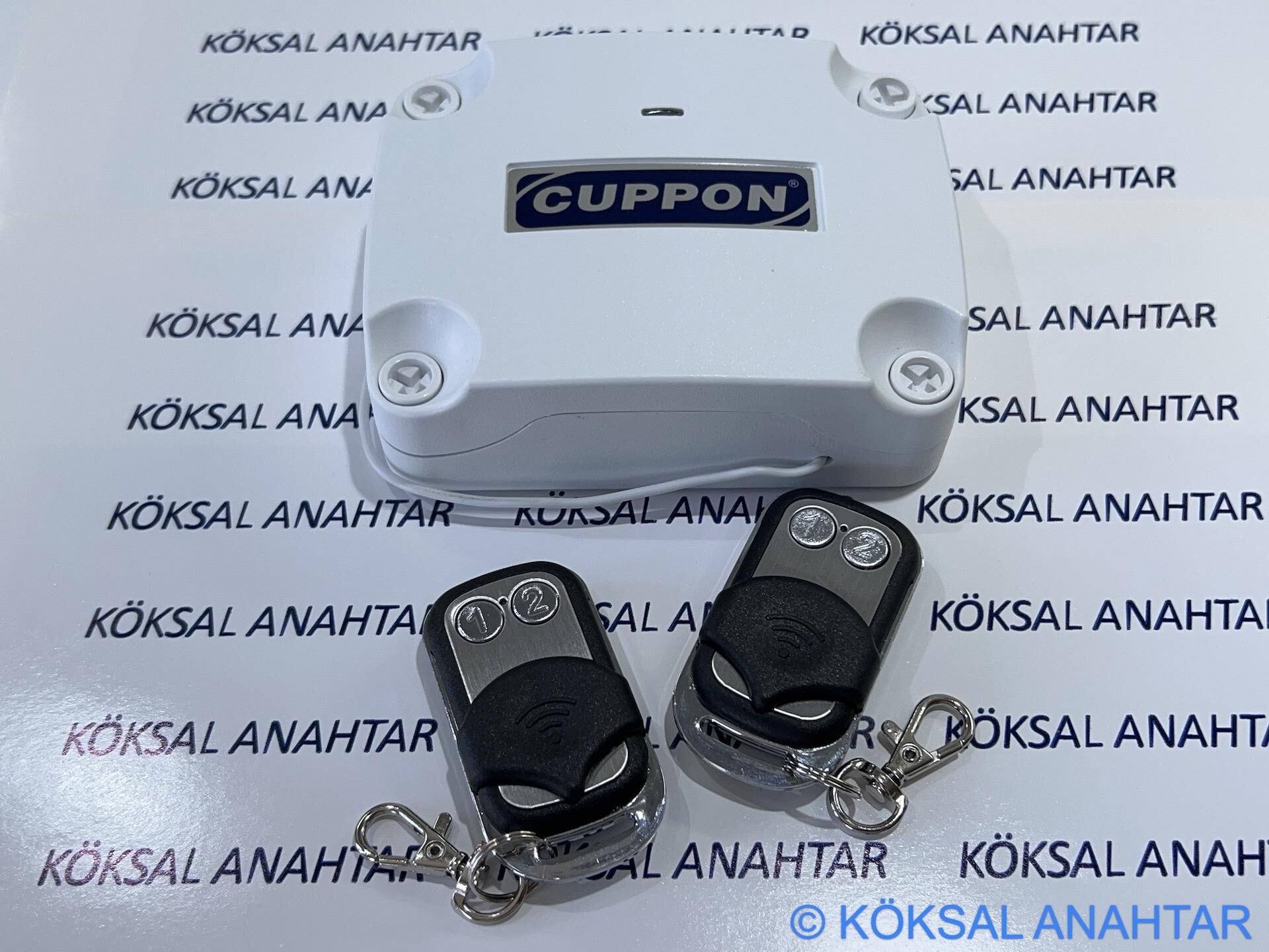 Cuppon Wifi Özellikli Manyetik Kapı, Panjur, Kepenk Kumanda Beyini  + 2 Adet Kumanda ile Birlikte