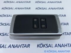 Renault Megane, Talisman, Kadjar, Clio 4 Tuşlu Alüminyum Kumanda Kabı