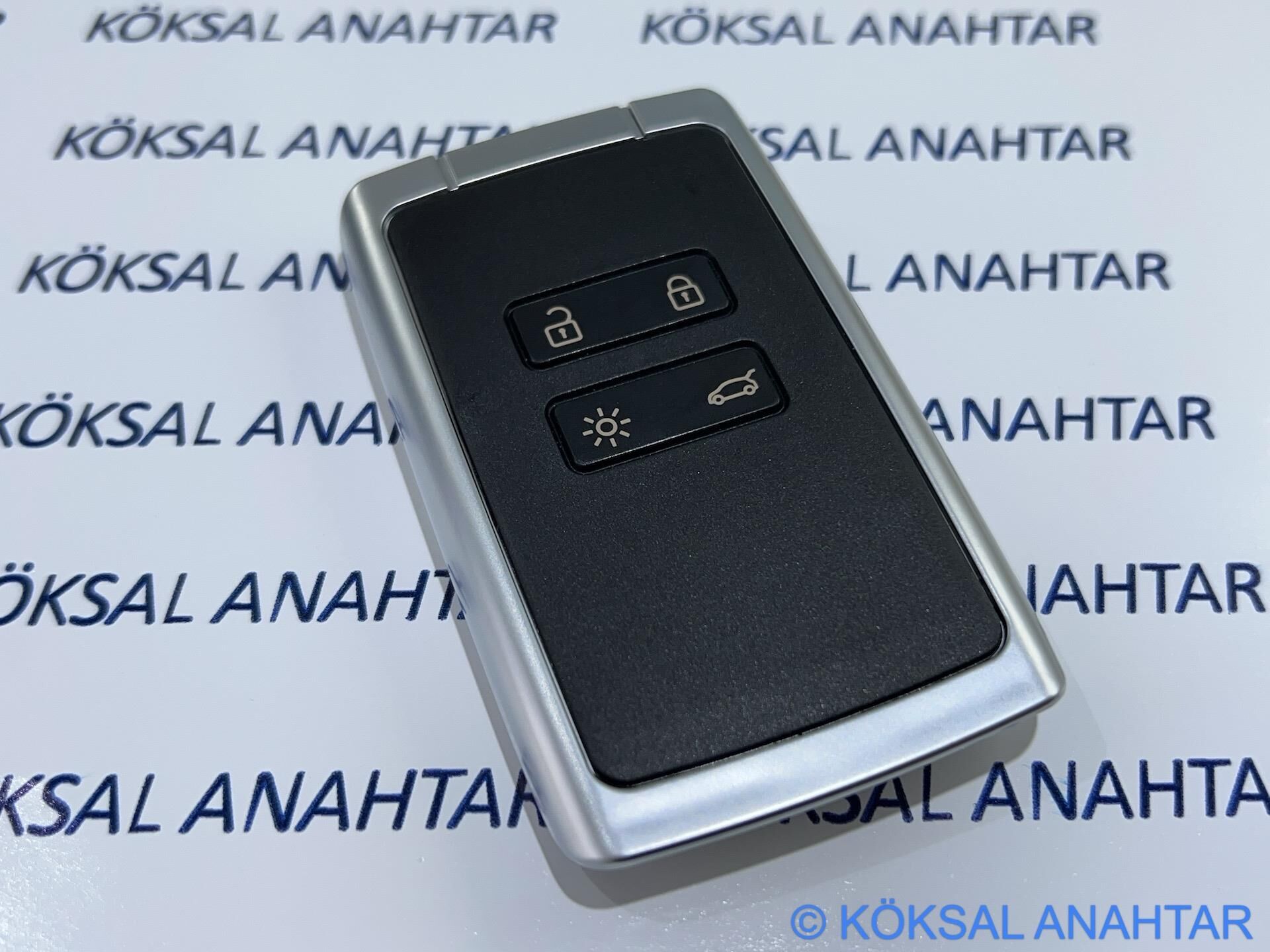 Renault Megane, Talisman, Kadjar, Clio 4 Tuşlu Alüminyum Kumanda Kabı