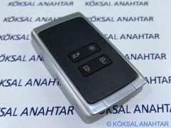 Renault Megane, Talisman, Kadjar, Clio 4 Tuşlu Alüminyum Kumanda Kabı