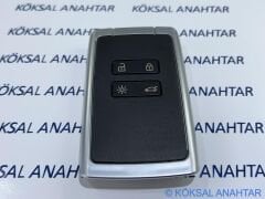 Renault Megane, Talisman, Kadjar, Clio 4 Tuşlu Alüminyum Kumanda Kabı