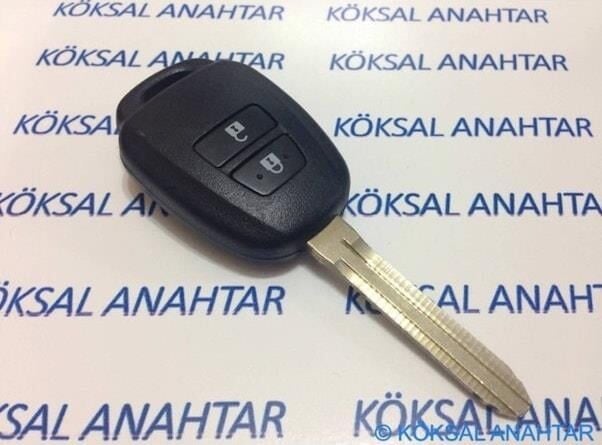 Toyota Avensis Corolla 2 Tuşlu Kumanda Kabı