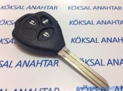 Toyota Auris Verso 3 Tuşlu Kumanda Kabı
