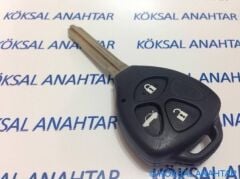 Toyota Auris Verso 3 Tuşlu Kumanda Kabı