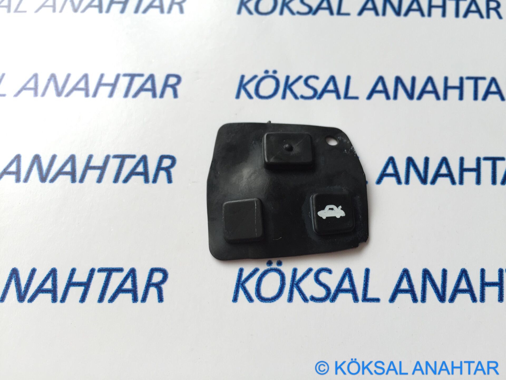 Toyota Uyumlu 3 Tuşlu Kumanda Silikon Buton Takımı