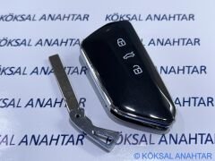 Volkswagen Golf 8, Passat, Tiguan 3 Tuşlu Smart Kumanda Kabı