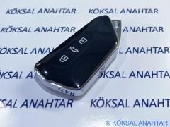 Volkswagen Golf 8, Passat, Tiguan 3 Tuşlu Smart Kumanda Kabı