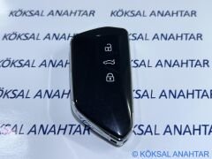 Volkswagen Golf 7, Passat, Polo, T-roc, T-cross, Taigo Keyless Start & Stop Sustalı Anahtarlı Modeller Için Yeni Tip Kumanda Kabı