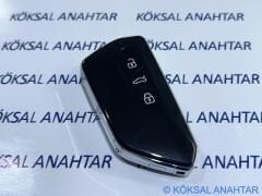 Skoda Octavia, Superb, Scala, Kamiq, Karoq, Kodiaq Keyless Start & Stop Sustalı Anahtarlı Modeller Için Yeni Tip Kumanda Kabı