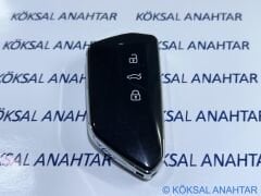 Skoda Octavia, Superb, Scala, Kamiq, Karoq, Kodiaq Keyless Start & Stop Sustalı Anahtarlı Modeller Için Yeni Tip Kumanda Kabı