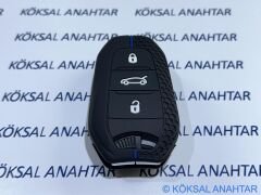 Citroen C5 Aircross C4, C4 X Anahtar Kılıfı Blue