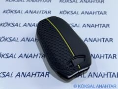 Citroen C5 Aircross C4 C4 X Anahtar Kılıfı Yellow