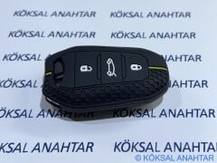Citroen C5 Aircross C4 C4 X Anahtar Kılıfı Yellow