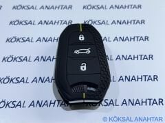 Citroen C5 Aircross C4 C4 X Anahtar Kılıfı Yellow