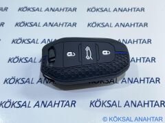 Peugeot 208 308 408 2008 3008 5008 Anahtar Kılıfı Blue
