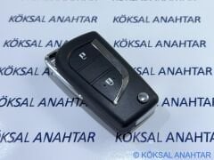 Toyota CH-R 2 Tuşlu Kumanda Kabı 2016 - 2022