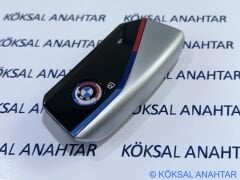 BMW Yeni Nesil Silver Smart Anahtar Kabı - 1, 3, 4, 5, 7 Serisi, X, iX ve i Serileri (2021-2025)