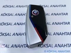 BMW Yeni Nesil Silver Smart Anahtar Kabı - 1, 3, 4, 5, 7 Serisi, X, iX ve i Serileri (2021-2025)