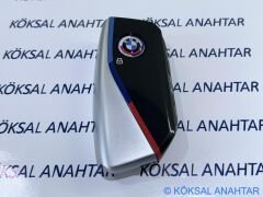 BMW Yeni Nesil Silver Smart Anahtar Kabı - 1, 3, 4, 5, 7 Serisi, X, iX ve i Serileri (2021-2025)