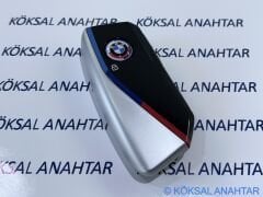 BMW Yeni Nesil Silver Smart Anahtar Kabı - 1, 3, 4, 5, 7 Serisi, X, iX ve i Serileri (2021-2025)