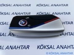 BMW Yeni Nesil Silver Smart Anahtar Kabı - 1, 3, 4, 5, 7 Serisi, X, iX ve i Serileri (2021-2025)