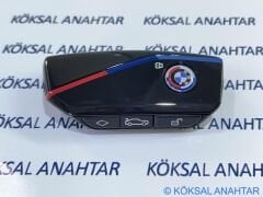 BMW Yeni Nesil Black Smart Anahtar Kabı - 1, 3, 4, 5, 7 Serisi, X, iX ve i Serileri (2021-2025)