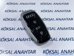 Audi A6, Q5, Q7, TT Keyless Start & Stop Sustalı Anahtarlı Modeller Için 2023 Black Audi Kumanda Kabı