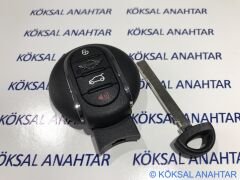 Mini Cooper, Clubman, Countryman 4 Tuşlu Smart Kumanda Kabı F56-F54-F60