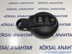 Mini Cooper, Clubman, Countryman 4 Tuşlu Smart Kumanda Kabı F56-F54-F60