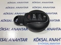 Mini Cooper, Clubman, Countryman 4 Tuşlu Smart Kumanda Kabı F56-F54-F60